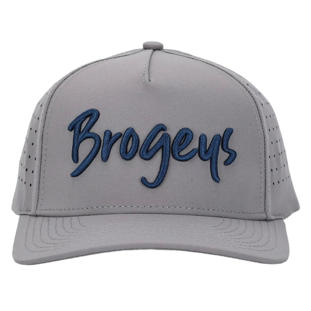 Brogeys Golf Hat Gray Blue